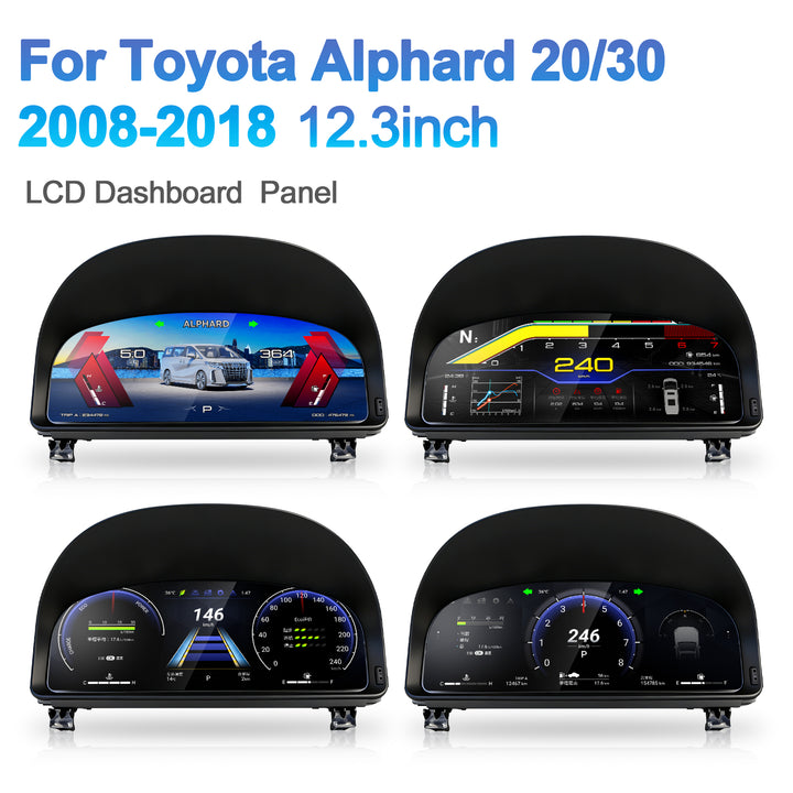 Toyota Alphard 20/30 (2008-2018) Digital Cluster Upgrade