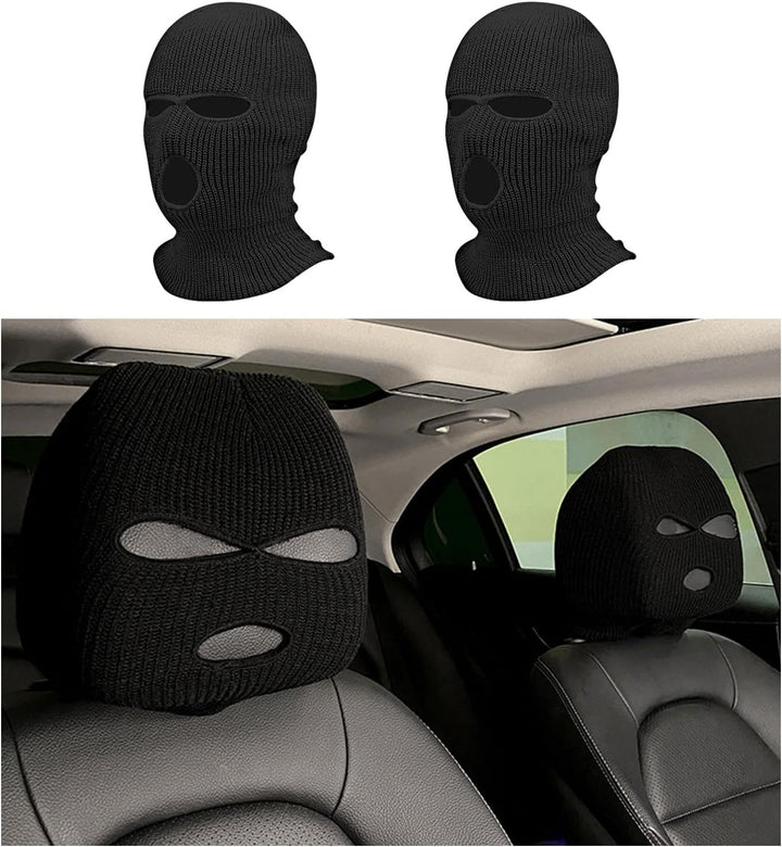 Fun car headrest covers, universal style