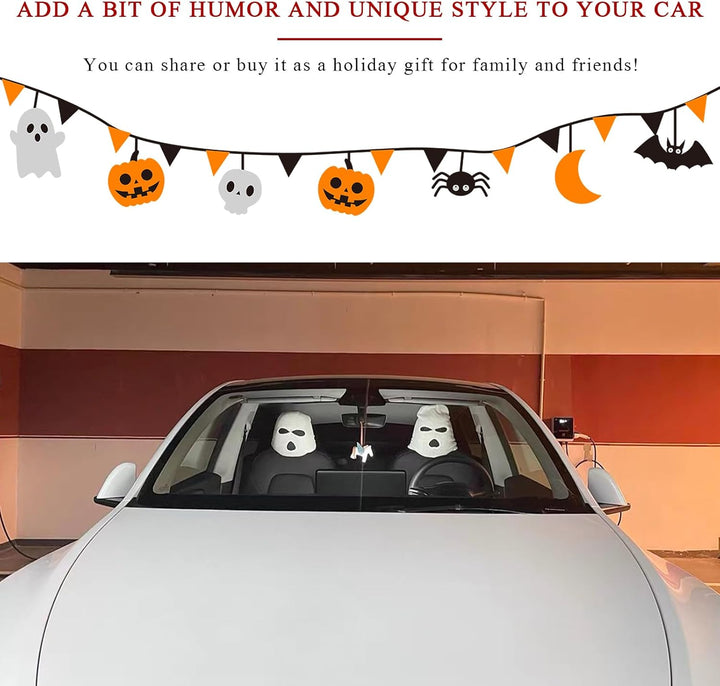 Fun car headrest covers, universal style