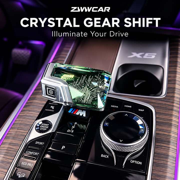 BMW Illuminated Crystal Gear Shift
