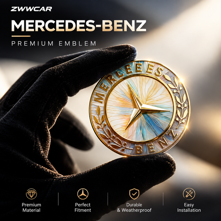 Forged Carbon Fiber Hood Emblem for Mercedes-Benz
