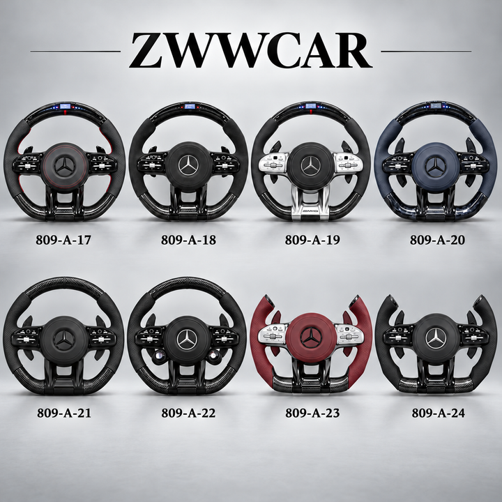 Carbon Fiber Style AMG "Dragonfly" Steering Wheel — Mercedes-Benz Specific
