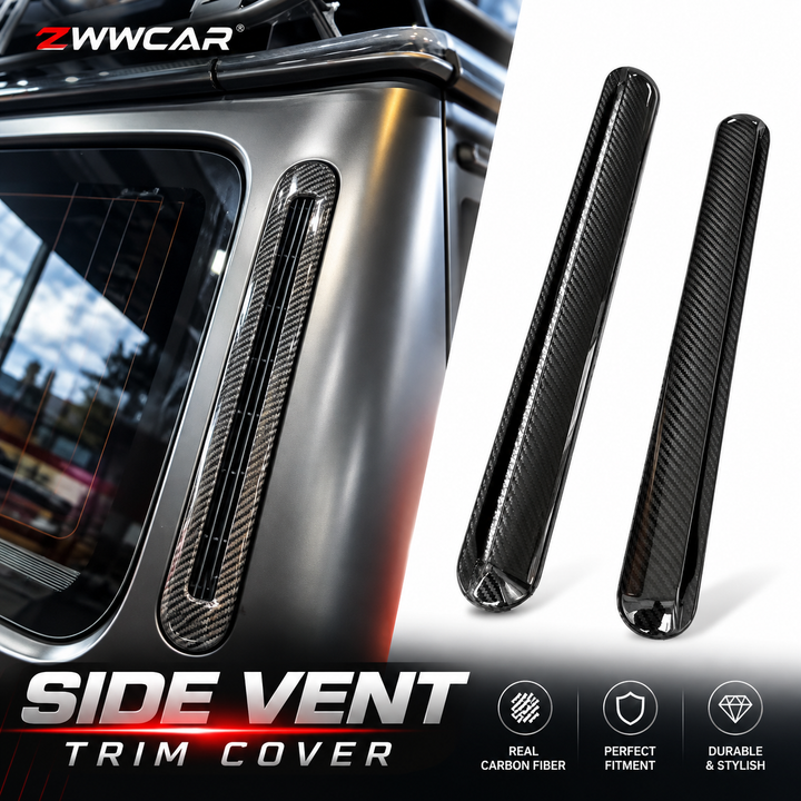Mercedes-Benz G-Class Dry Carbon Fiber Roof Frame Trim Upgrade