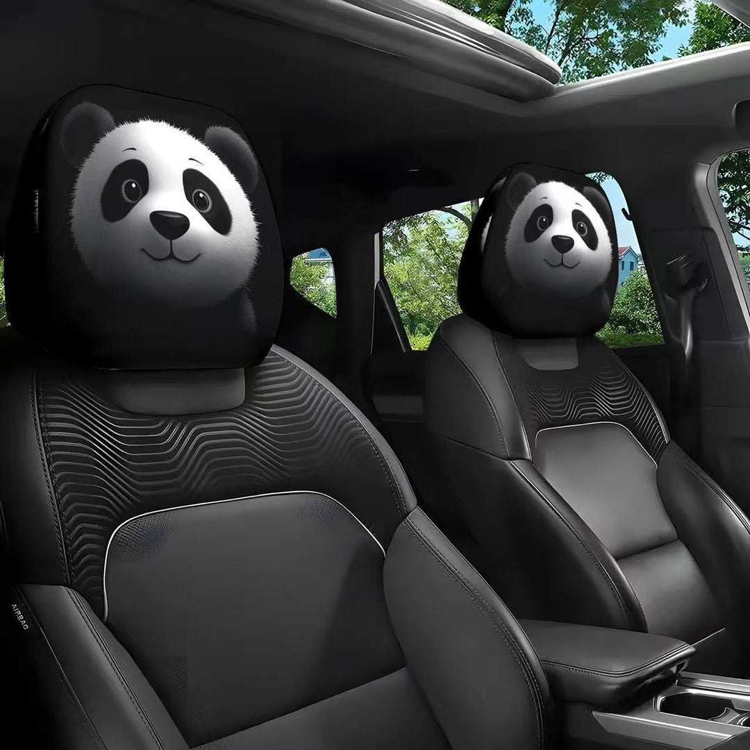 Fun cartoon car headrest covers, universal size