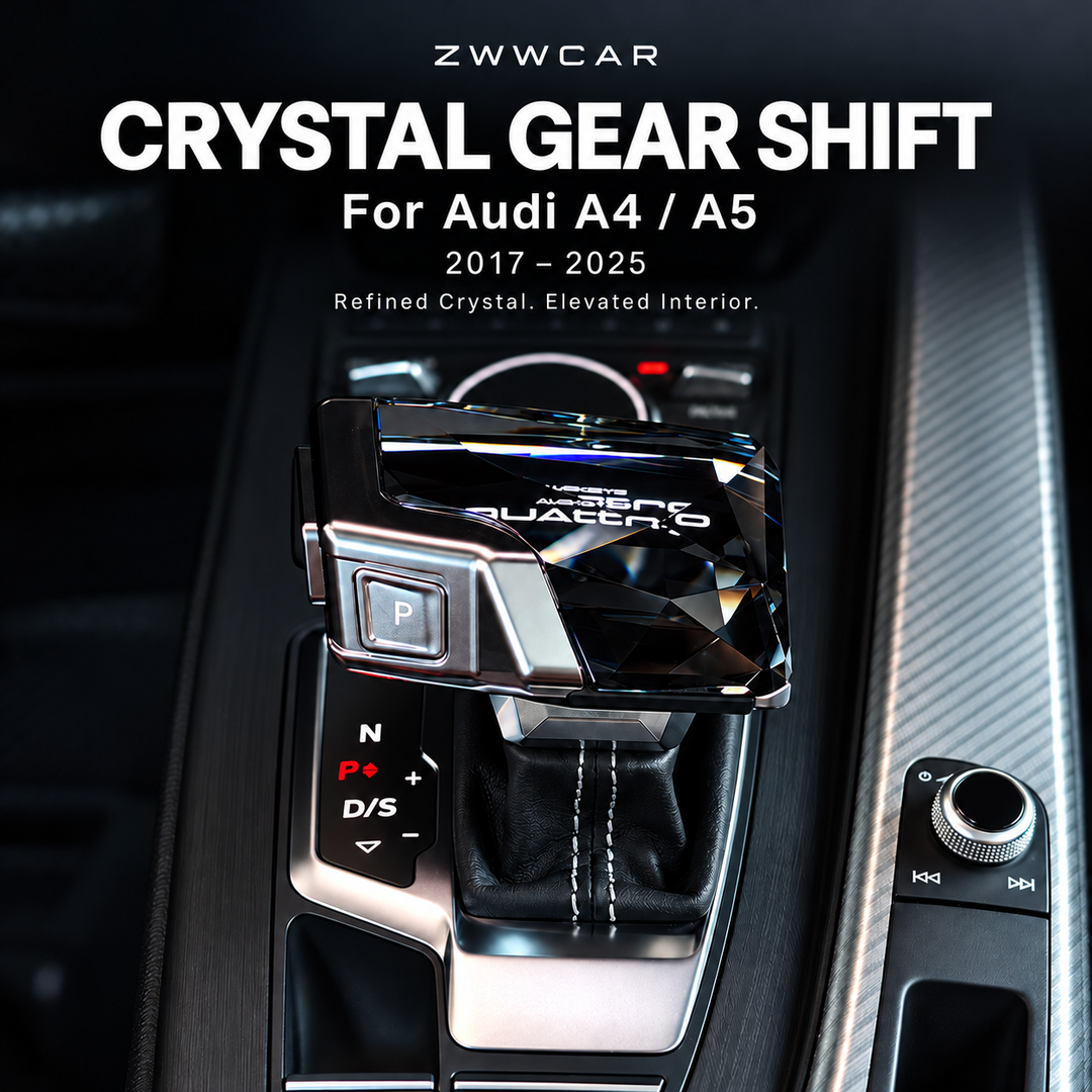 Audi Crystal Gear Shifter – Yacht-Style Gear Shift Lever