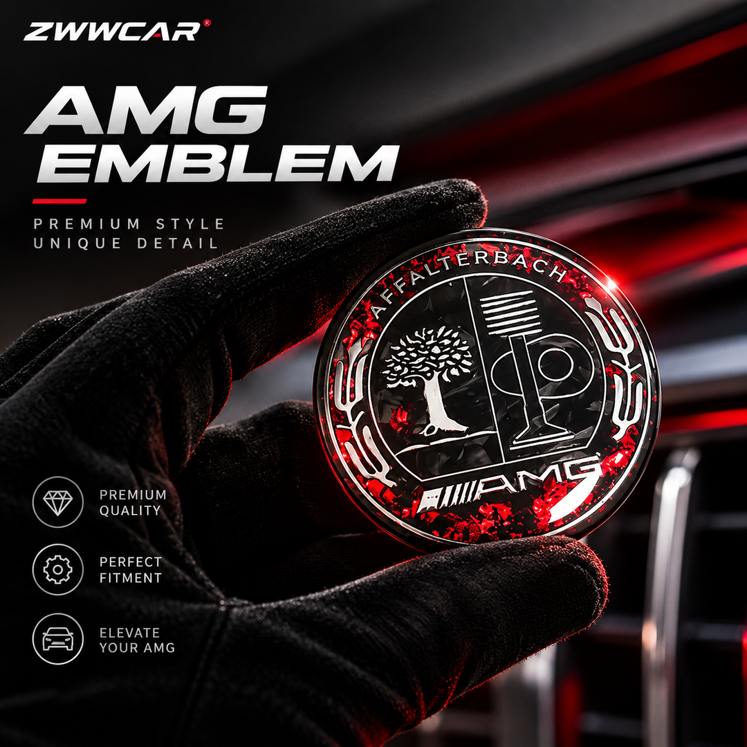 Forged Carbon Fiber Hood Emblem for Mercedes-Benz