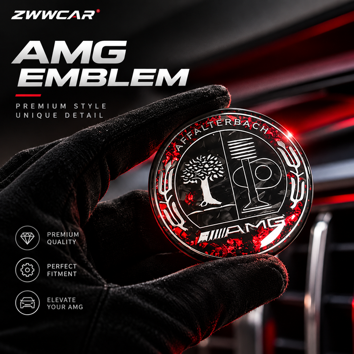 Forged Carbon Fiber Hood Emblem for Mercedes-Benz