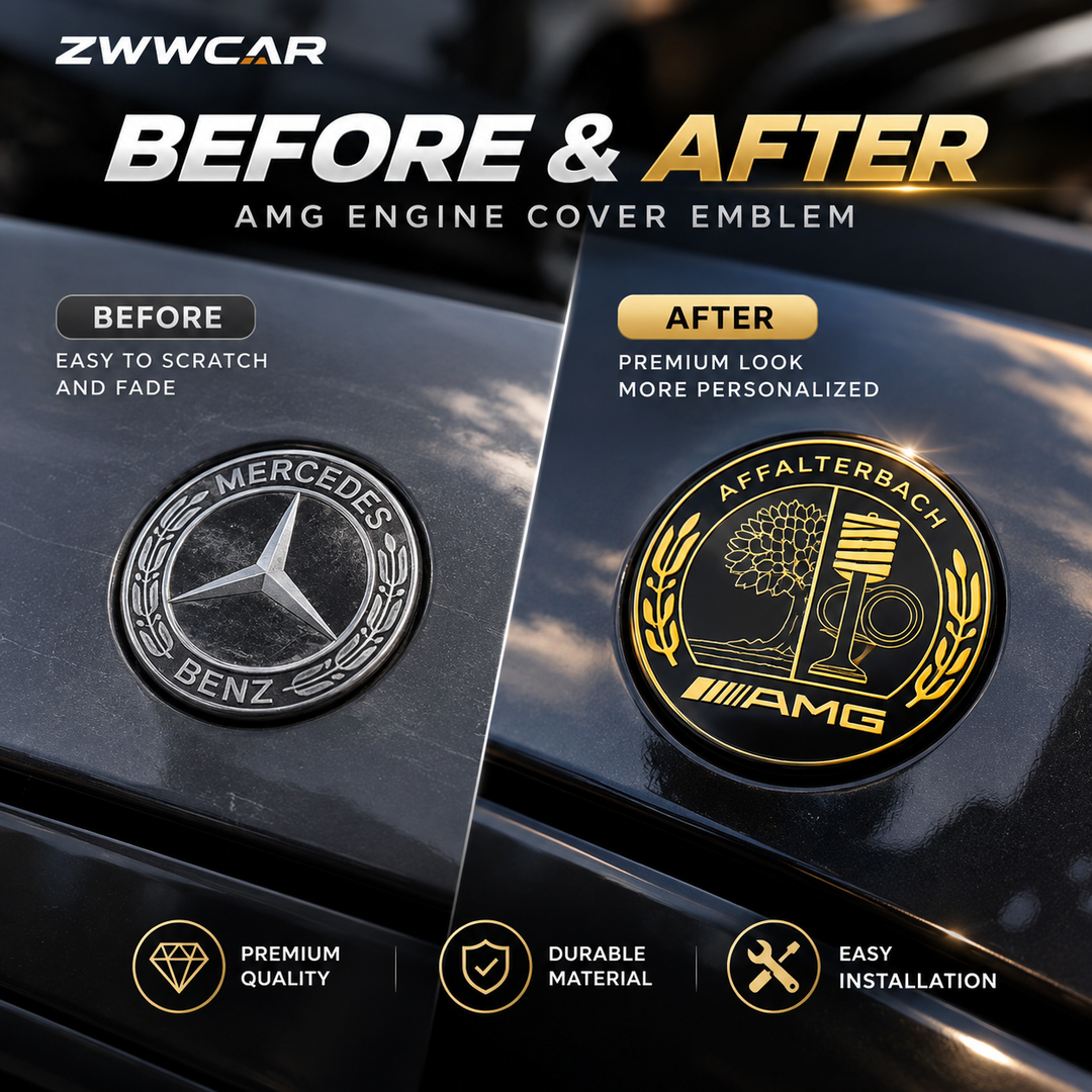Forged Carbon Fiber Hood Emblem for Mercedes-Benz