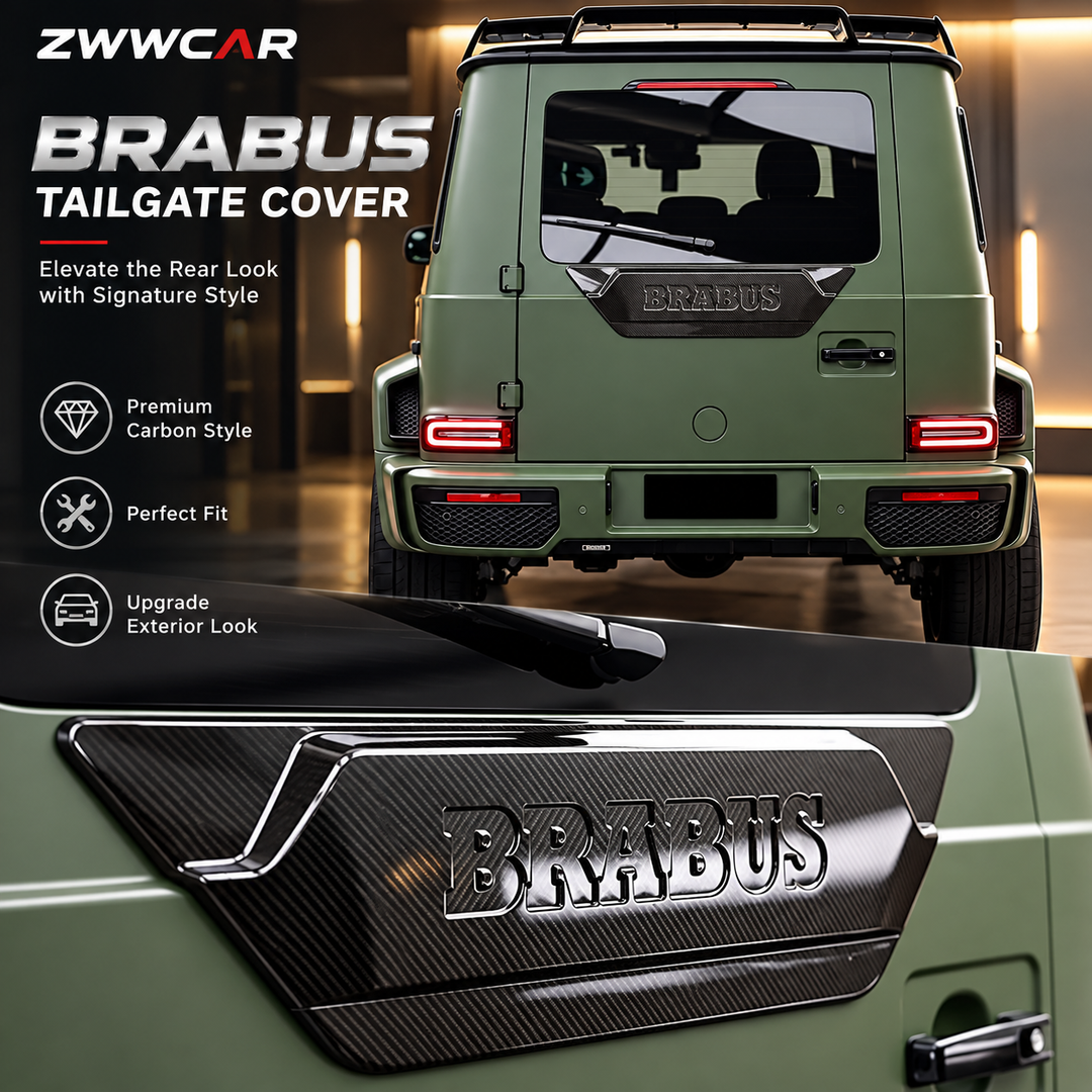 Mercedes-Benz G-Class Dry Carbon Fiber Tailgate Trim Panel