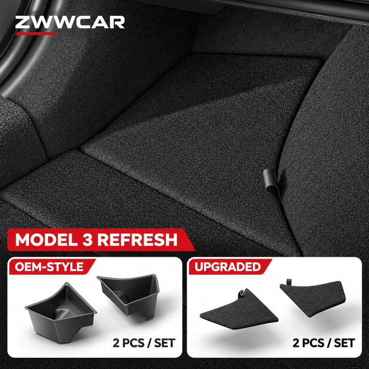 Tesla Model 3/Y/YL Trunk Side Storage Box (Upgraded Version)