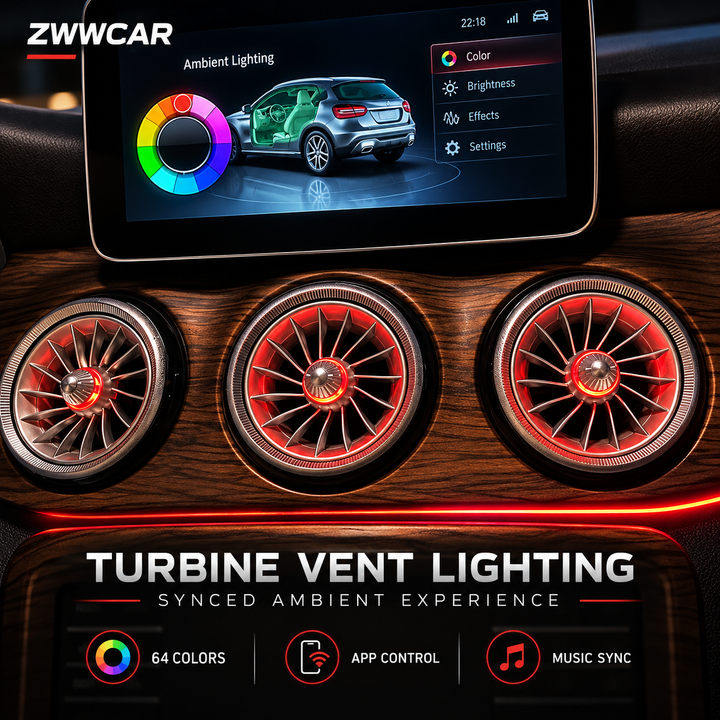 Mercedes-Benz Air Vent Ambient Lighting