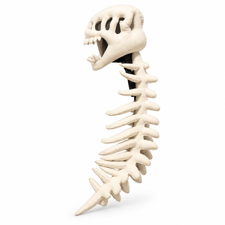 Car Interior Headrest Decoration – Dinosaur Skeleton