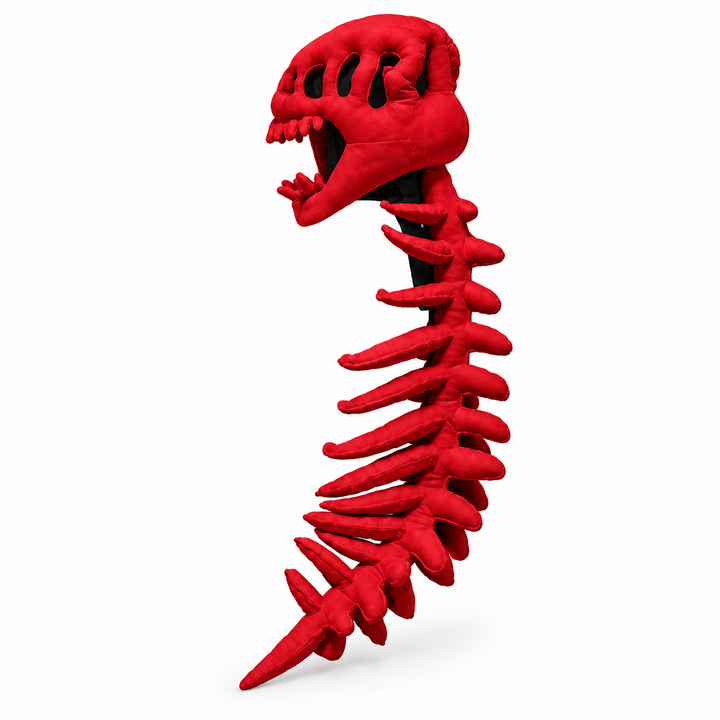 Car Interior Headrest Decoration – Dinosaur Skeleton