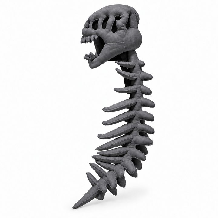 Car Interior Headrest Decoration – Dinosaur Skeleton