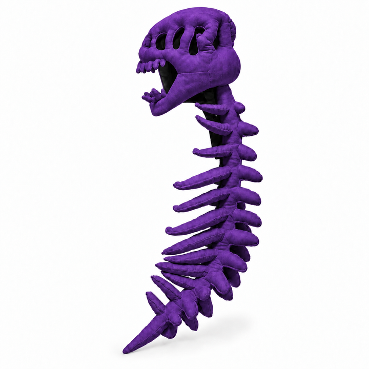Car Interior Headrest Decoration – Dinosaur Skeleton