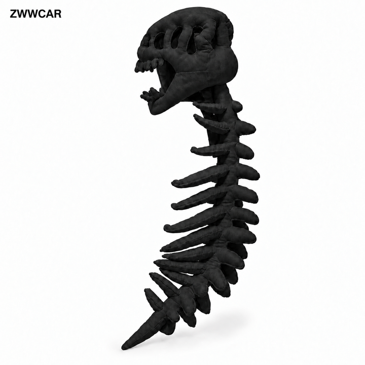 Car Interior Headrest Decoration – Dinosaur Skeleton