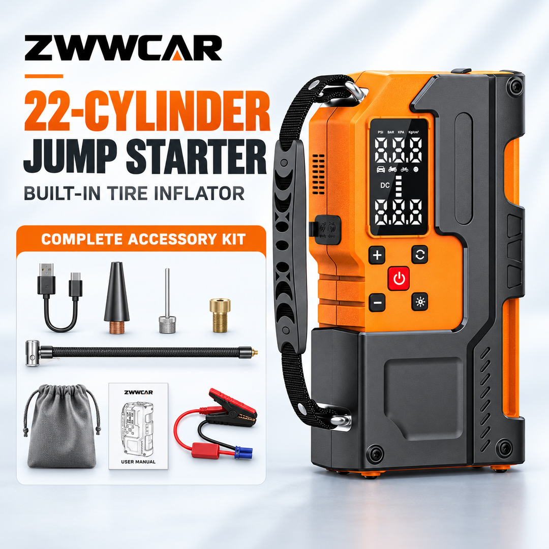 Multifunctional Car Jump Starter and Air Inflator