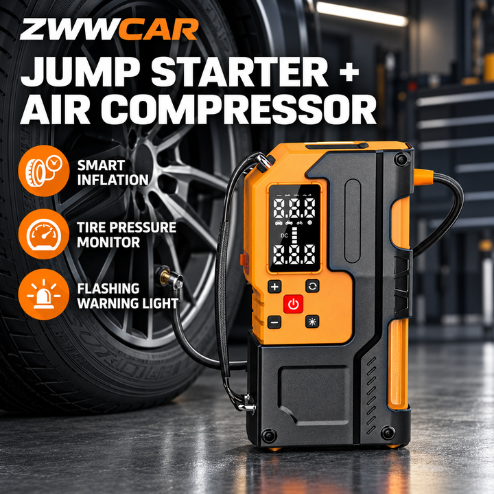 Multifunctional Car Jump Starter and Air Inflator
