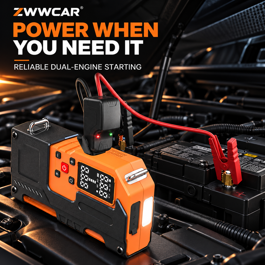 Multifunctional Car Jump Starter and Air Inflator