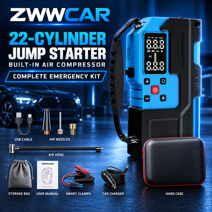 Multifunctional Car Jump Starter and Air Inflator