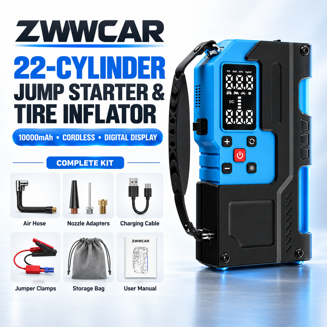 Multifunctional Car Jump Starter and Air Inflator
