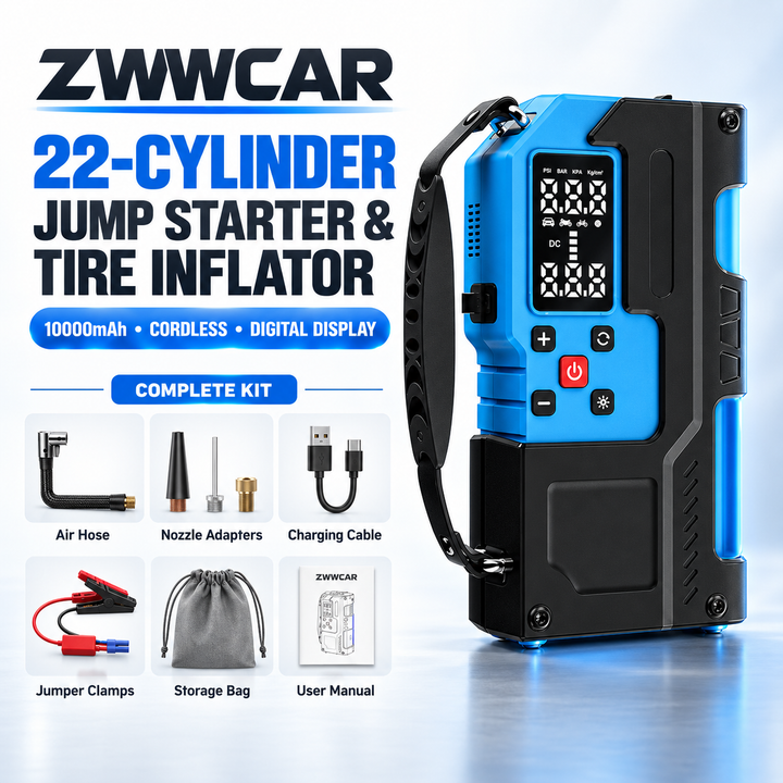 Multifunctional Car Jump Starter and Air Inflator