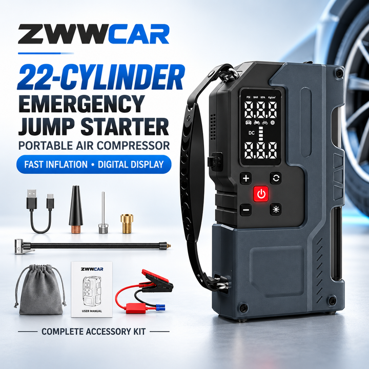 Multifunctional Car Jump Starter and Air Inflator