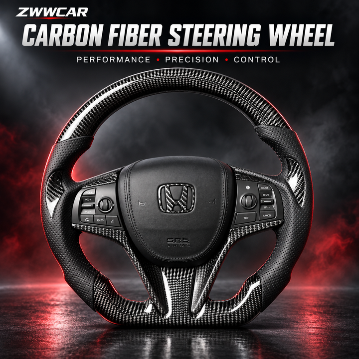 Forged Carbon Fiber Steering Wheel – Honda-Specific