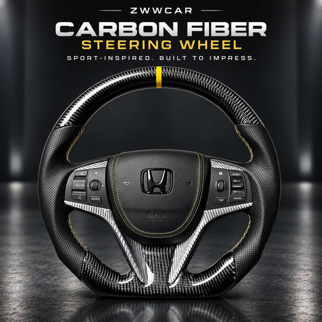 Forged Carbon Fiber Steering Wheel – Honda-Specific