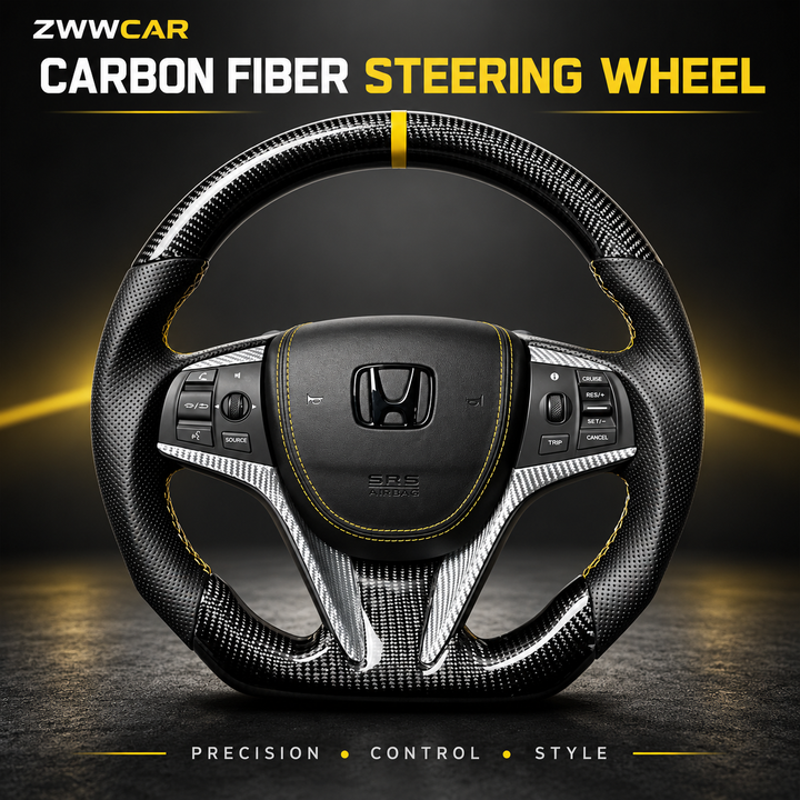 Forged Carbon Fiber Steering Wheel – Honda-Specific
