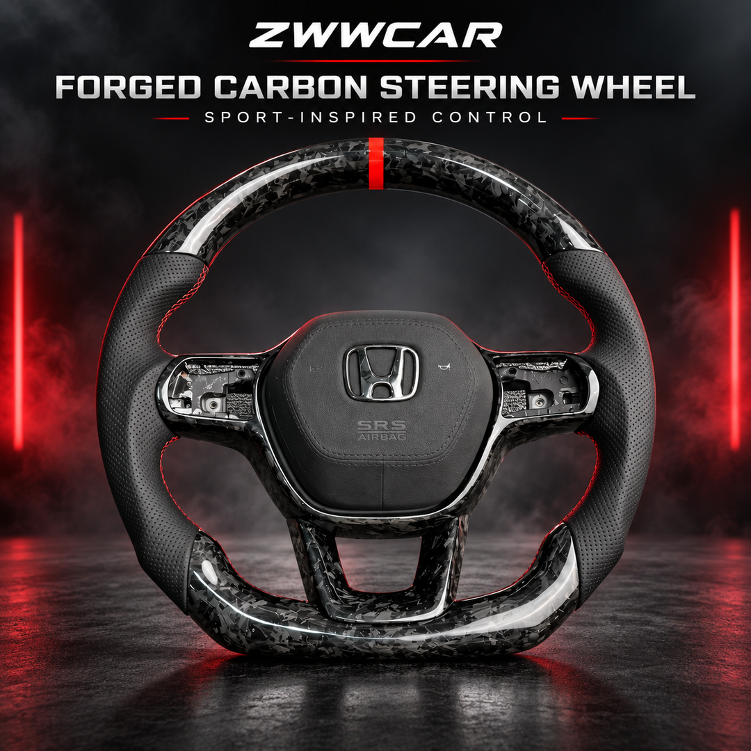 Forged Carbon Fiber Steering Wheel – Honda-Specific