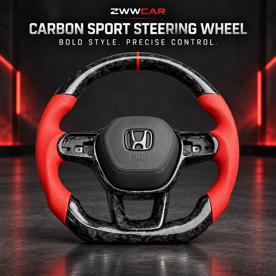 Forged Carbon Fiber Steering Wheel – Honda-Specific