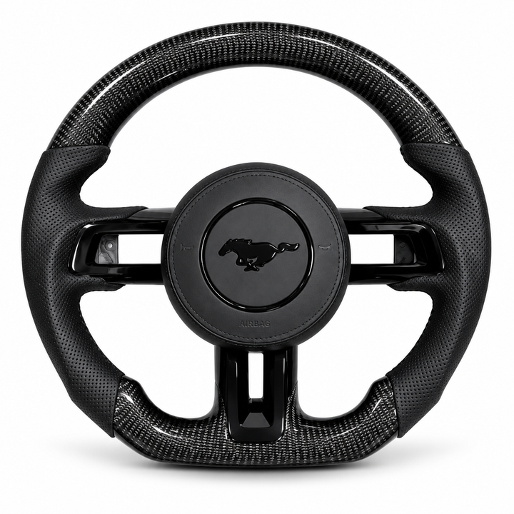 Forged Carbon Fiber Steering Wheel — For Ford