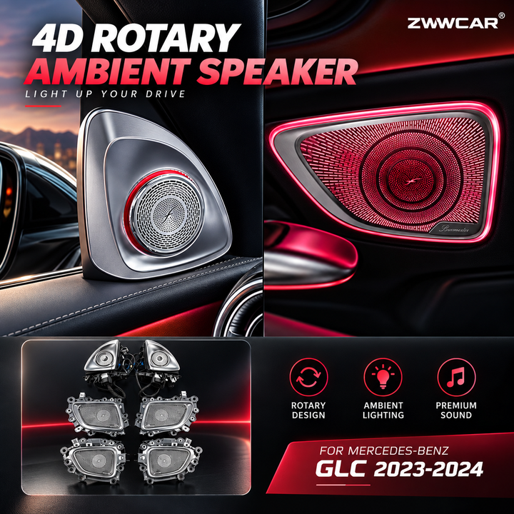 Mercedes-Benz C-Class / E-Class  GLC (2022–2026) 4D Rotating Tweeter
