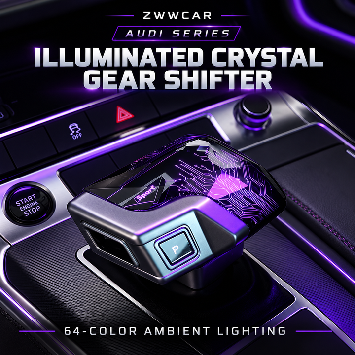 Audi RGB Crystal Gear Shift Lever with APP Control