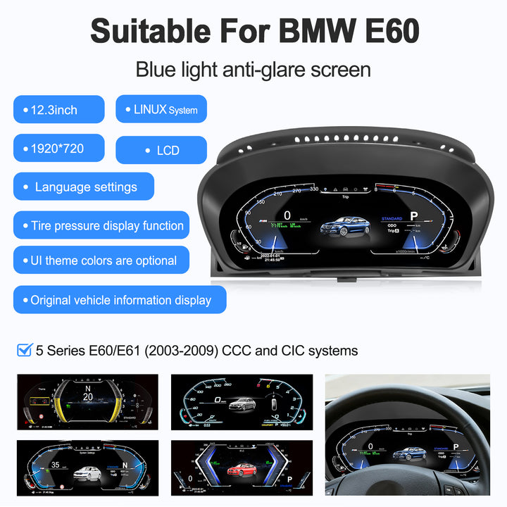 BMW E60 5 Series Digital Instrument Panel (2003-2009)