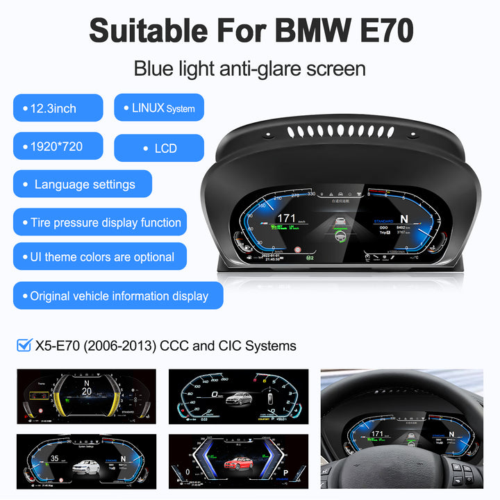 BMW E70/E71 Digital Instrument Panel X5/6 (2006-2013)