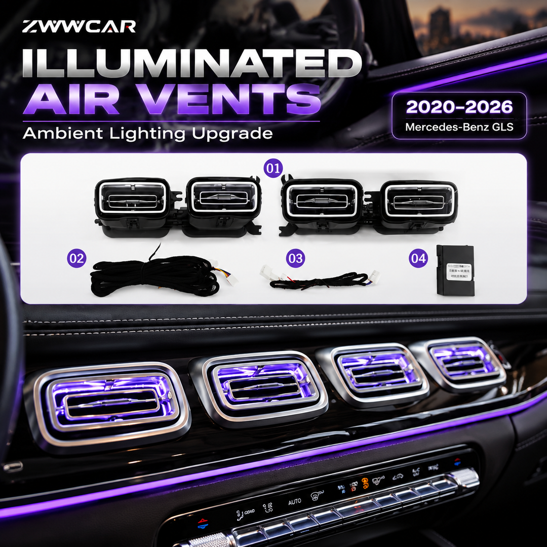 Mercedes-Benz S-Class Interior Ambient Lighting and Sound System Upgrade