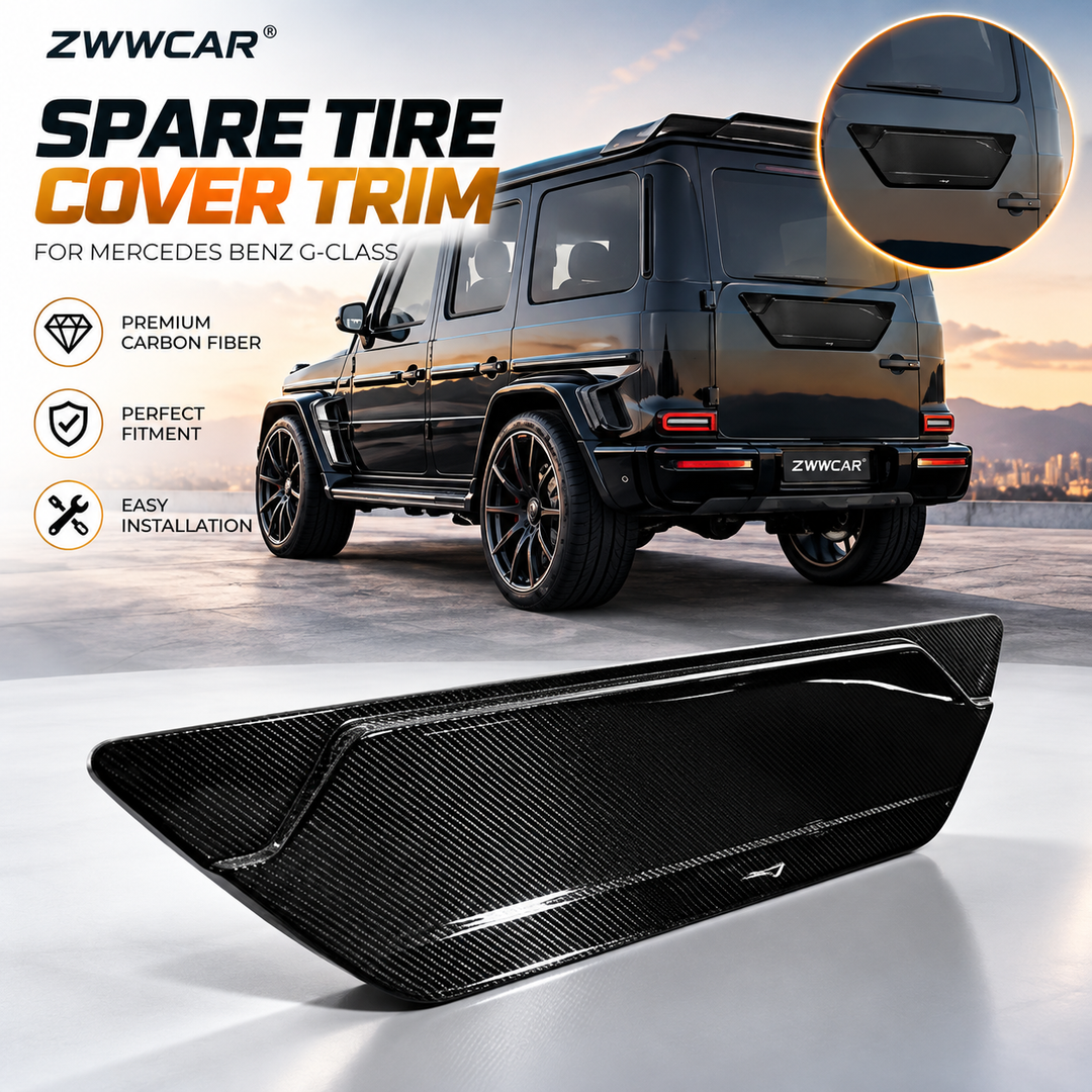 Mercedes-Benz G-Class Dry Carbon Fiber Tailgate Trim Panel