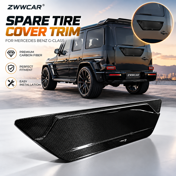 Mercedes-Benz G-Class Dry Carbon Fiber Tailgate Trim Panel