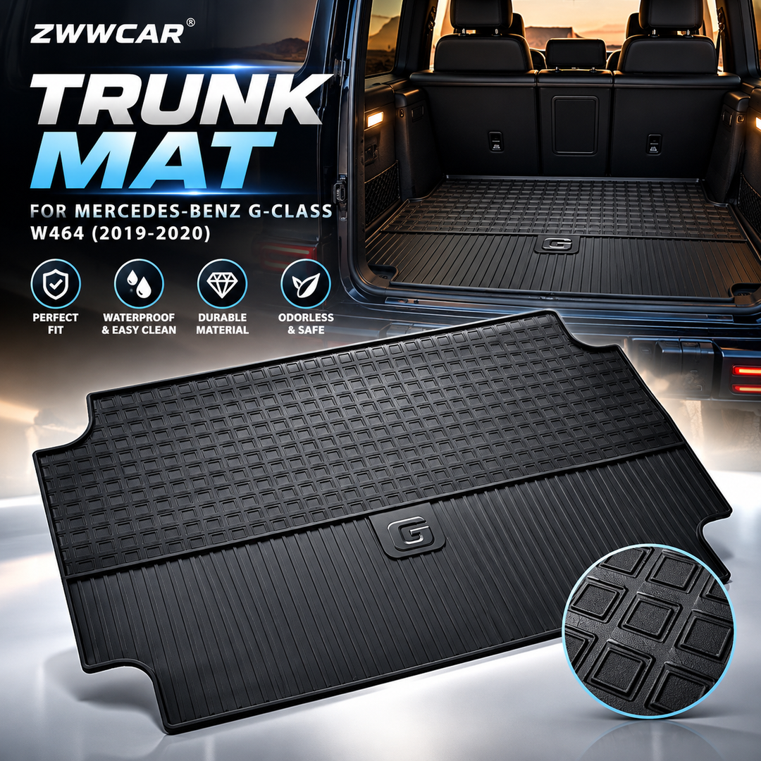 Mercedes-Benz G-Class OEM-style rubber floor mats and trunk liner