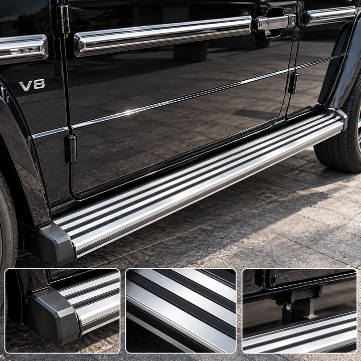 Mercedes-Benz G-Class Dark-Style Fixed Side Steps