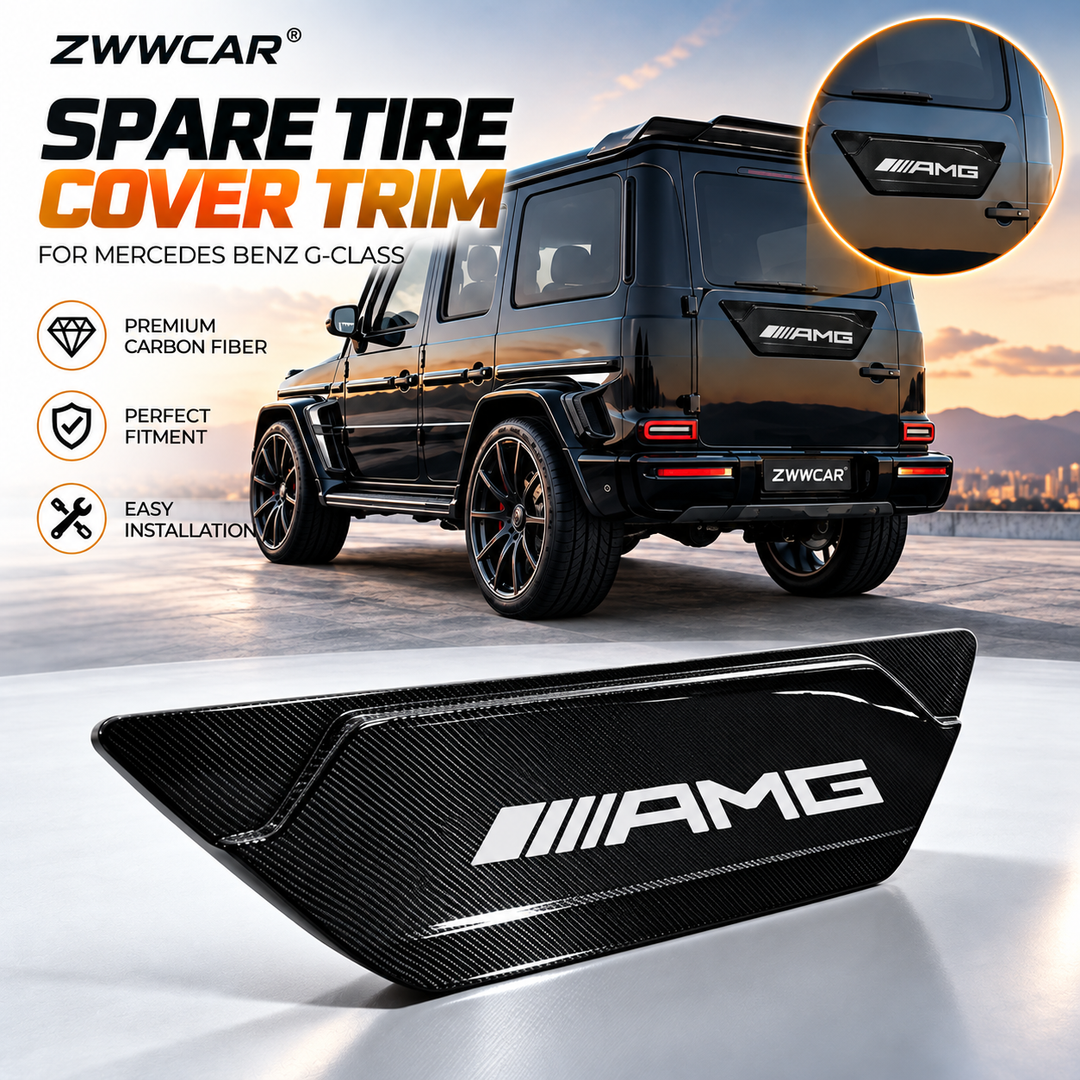 Mercedes-Benz G-Class Dry Carbon Fiber Tailgate Trim Panel