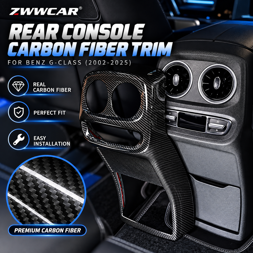 Mercedes-Benz G-Class Carbon Fiber Center Console Trim Upgrade