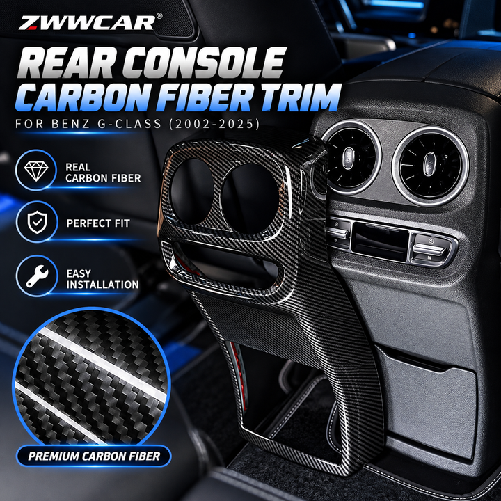 Mercedes-Benz G-Class Carbon Fiber Center Console Trim Upgrade