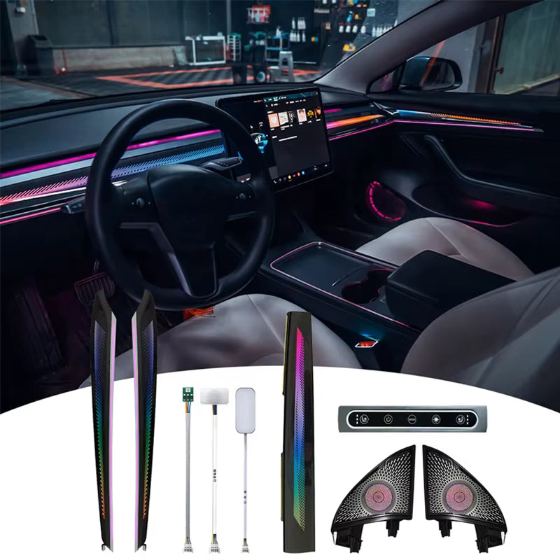 Tesla Model 3/Y Rotary Tweeter Upgrade Ambient Lighting Upgrade Kit
