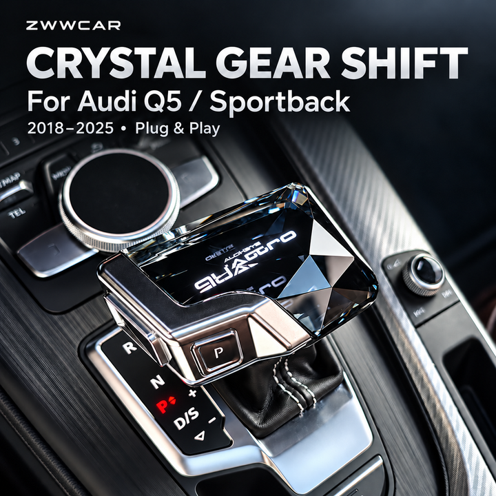 Audi Crystal Gear Shifter – Yacht-Style Gear Shift Lever