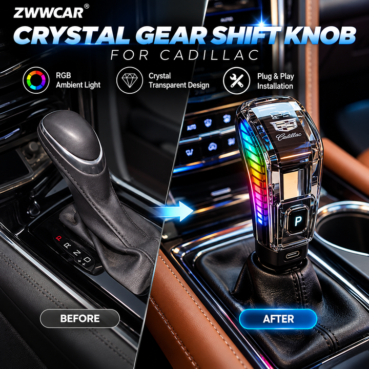 Cadillac Illuminated Crystal Electronic Gear Shifter