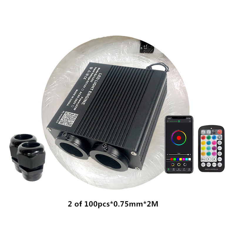 New type of fiber optic dual-head intelligent starry sky ceiling