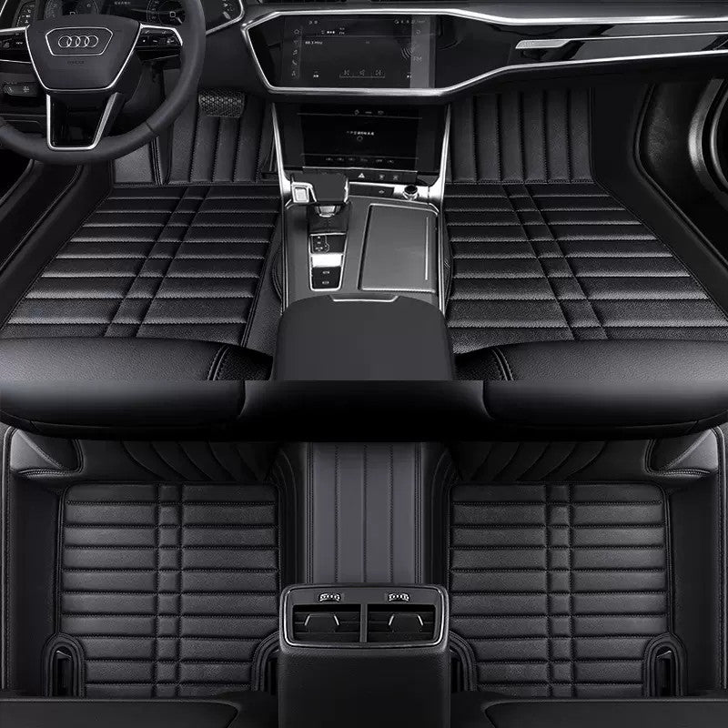 Custom leather starry sky car floor mats